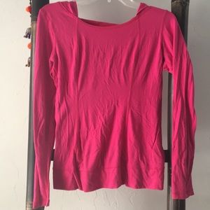 Lululemon Hot Pink hooded top.